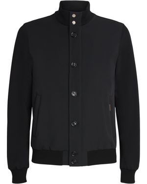 Moorer Fidani-Jkr Bomber Jacket - Black