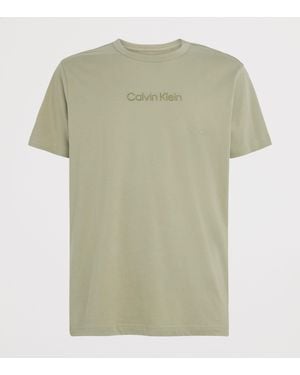 Calvin Klein Cotton Logo T-Shirt - Green