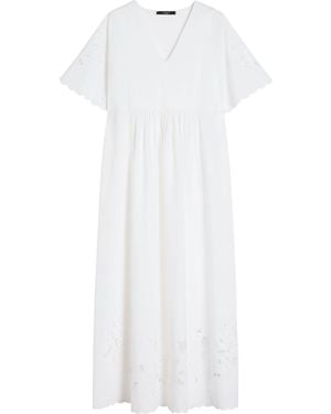 Weekend by Maxmara Cotton Jersey Midi Dress - White