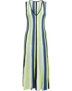 Toccin Knitted Fifi Midi Dress - Blue