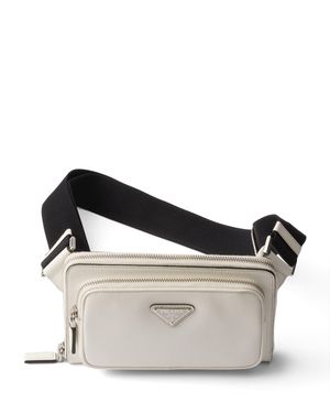 Prada Saffiano Leather Belt Bag - White