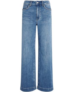 PAIGE Anessa Wide-Leg Jeans - Blue