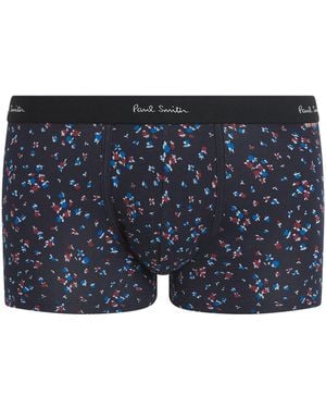 Paul Smith Flower Print Trunks - Blue