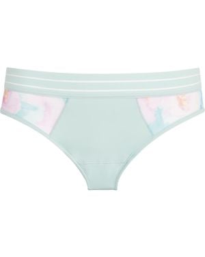 Maison Lejaby Nufit Garden Bikini Briefs - Blue