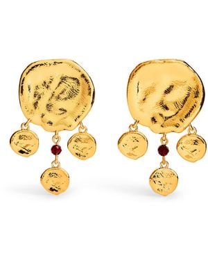 Anni Lu Plated Dream Catcher Earrings - Metallic