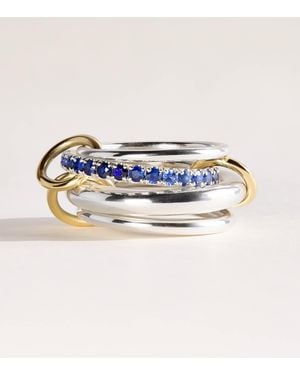 Spinelli Kilcollin Sterling, And Sapphire Janssen Ombré Ring - Blue