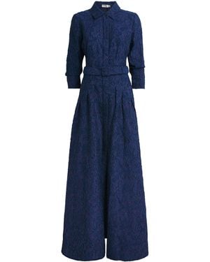 Jonathan Simkhai Valletta Strapless Floral Lace Maxi Dress in White | Lyst