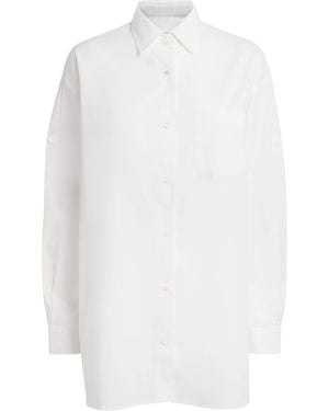 Agolde X Maria Mcmanus Organic Cotton Poplin Shirt - White