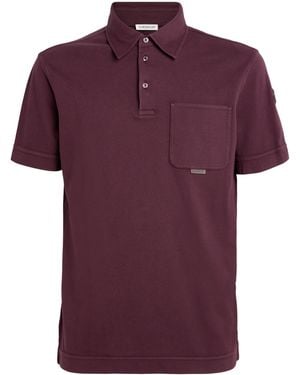 Moncler Cotton Polo Shirt - Purple