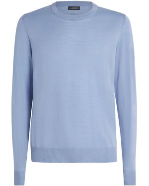 J.Lindeberg Merino Wool Keane Sweater - Blue