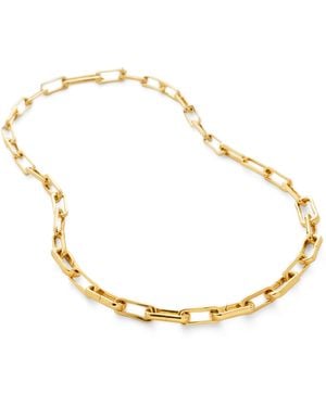 Monica Vinader Vermeil Alta Charm Necklace - Metallic