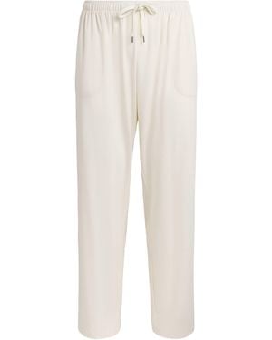 Derek Rose Basel Lounge Pants - White