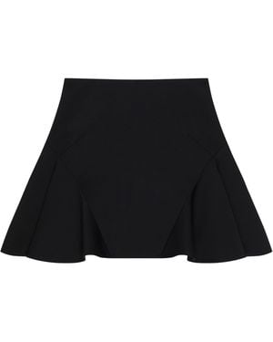 Givenchy Wool Mini Skirt - Black