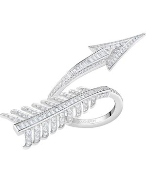 Boucheron And Diamond Nature Triomphante Flèche Ring - White