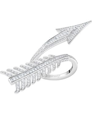 Boucheron And Diamond Nature Triomphante Flèche Ring - White