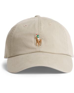 Polo Ralph Lauren Cotton Polo Pony Baseball Cap - Natural
