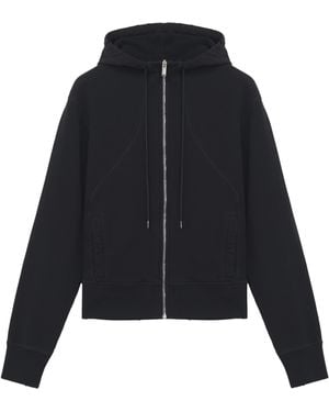 McQueen Distressed Hoodie - Blue