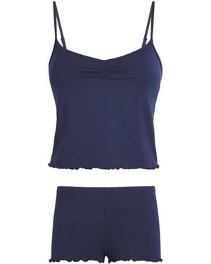 Skims Sleep Cami Short Pajama Set - Blue