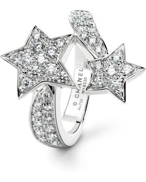 CHANEL And Diamond Comète Ring - Metallic