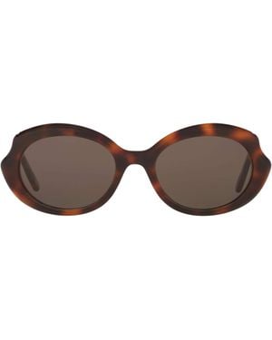 Loewe Mini Oval Sunglasses - Brown
