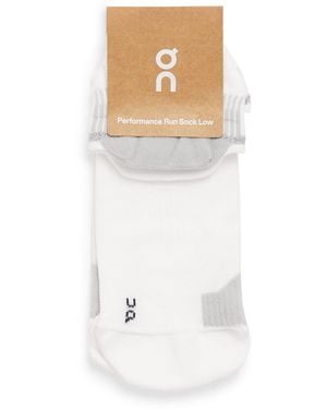 On Shoes Performance Run Low Socks - White