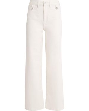PAIGE Anessa Wide-Leg Jeans - White