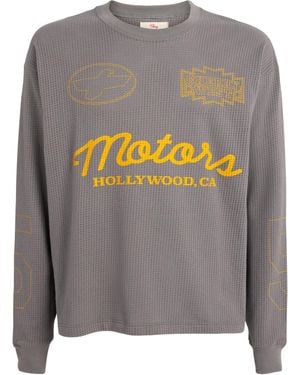 CHERRY LA Mesh Long-Sleeve Motors T-Shirt - Grey