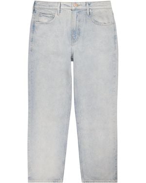 PAIGE Doheny Wide-Leg Jeans - Grey