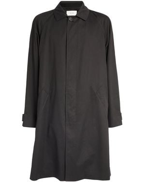 The Row Clayton Cotton-Blend Coat - Black