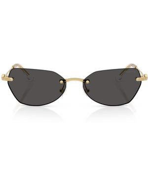 Swarovski Sk7038 Irregular Sunglasses - Gray