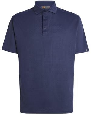 Kjus Savin Structure Polo Shirt - Blue