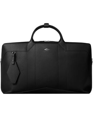 Cartier Leather Losange Weekend Bag - Black