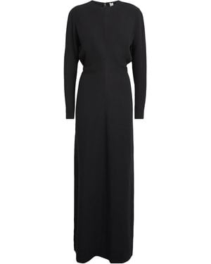 TOTEME Slouch-Waist Maxi Dress - Black