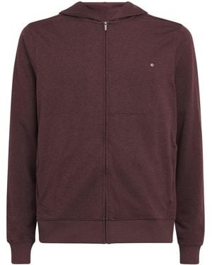 Vuori Ponto Zip-Up Hoodie - Brown