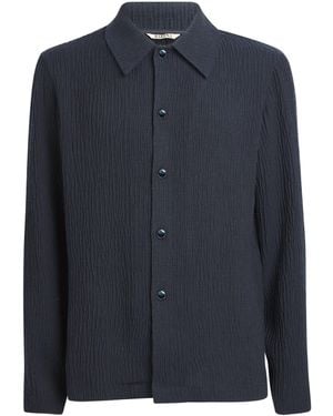 Barena Textured Shirt - Blue