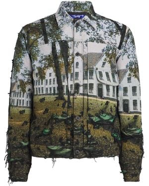 Junya Watanabe Distressed House Jacket - Green