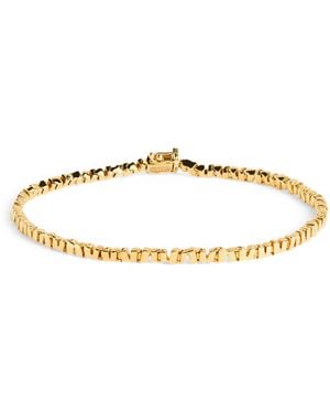 Suzanne Kalan Golden Thin Tennis Bracelet - Natural