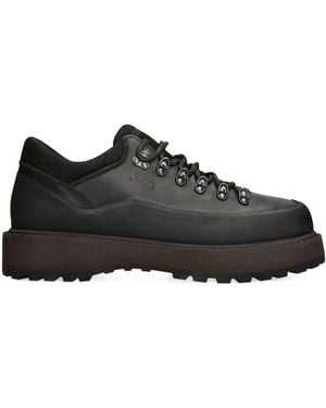 Diemme Suede Parigi Gancho Driving Shoes - Black