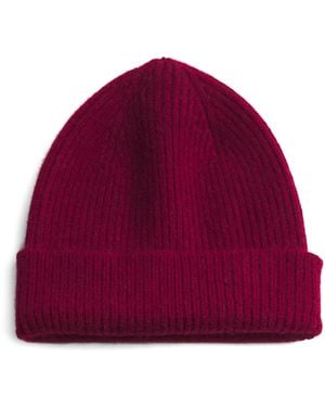 Le Bonnet Lambswool-Caregora Classic Beanie - Red