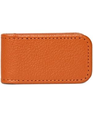 Ettinger Magnetic Goatskin Capra Money Clip - Orange