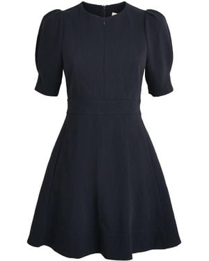 ME+EM Textured Mini Dress - Blue