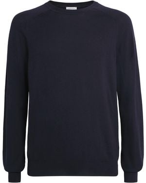 Sunspel Sea Island Cotton-Cashmere Jumper - Blue