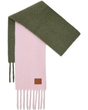 Loewe Alpaca-Wool-Blend Scarf - Green