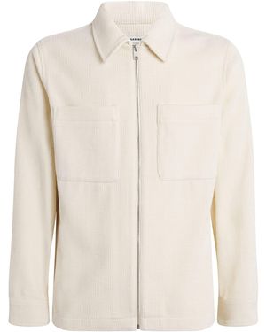 Sandro Corduroy Bonnie Jacket - White
