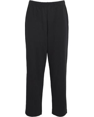 Leset Cotton Straight Trousers - Black