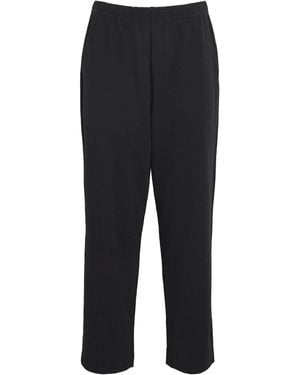 Leset Cotton Straight Pants - Black