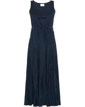 Weekend by Maxmara Pleated Maxi Dress - Blue