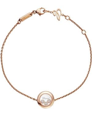 Chopard And Diamond Happy Diamonds Icons Bracelet - Metallic