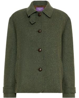 Weekend by Maxmara Virgin Wool-Blend Coat - Green