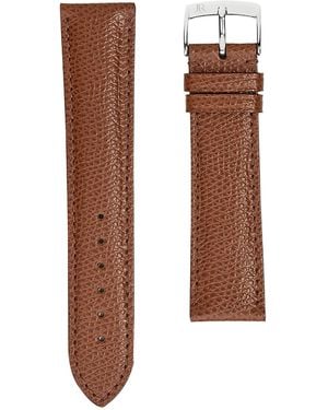 Jean Rousseau Leather Classic 3.5 Watch Strap - Brown